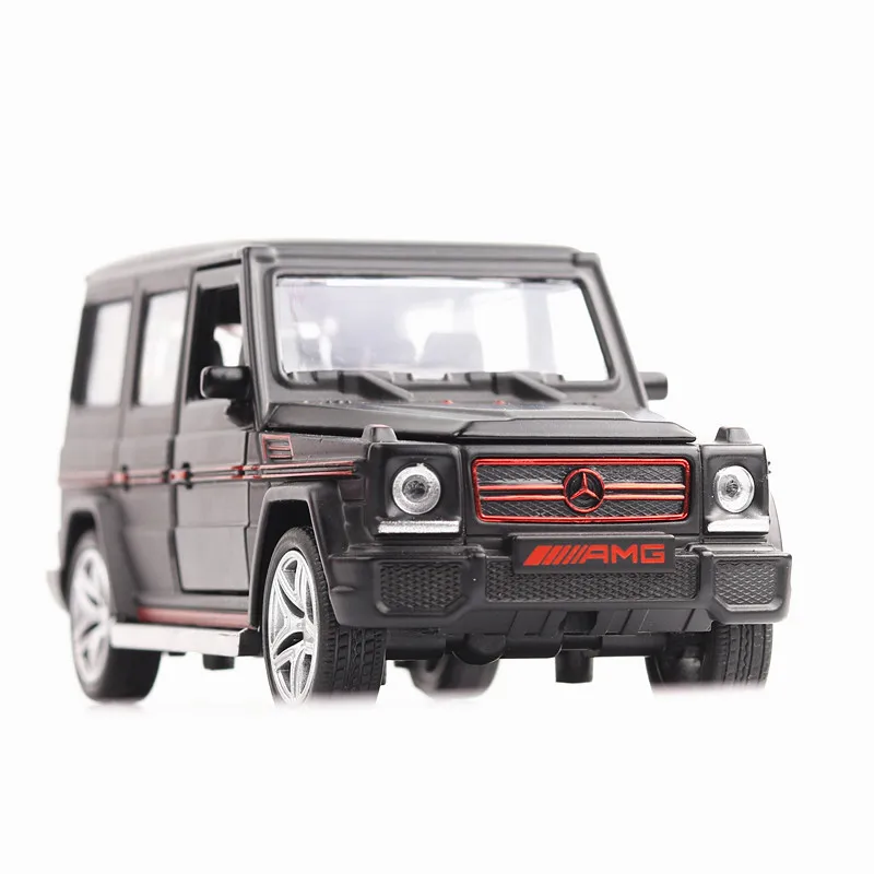 1:32 Mercedes Benz G63 SUV light belt pull back Автомобиль Моделирование сплава Модель автомобиля