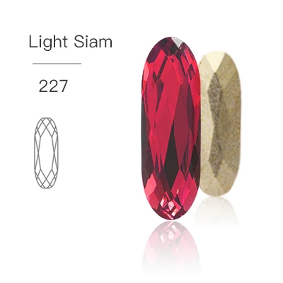 Light siam Стразы, пришитые хрустальным стеклом, Длинные прямые полосы, камни для одежды, Свободные Стразы, пришитые на основе камней для одежды, для ювелирных изделий - Цвет: Light siam