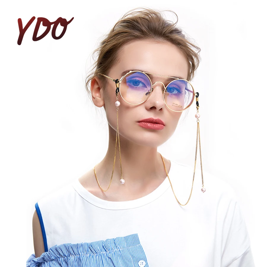 YDO, модная цепочка для очков для чтения, Золотое кружево для очков, шнур для очков, солнцезащитные очки, ремни, Brillenkoord, аксессуары для очков