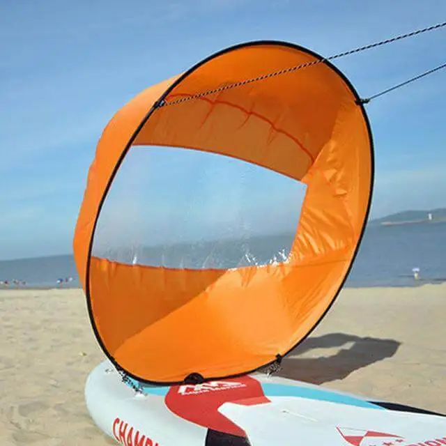 Оранжевый Складные надувные парус байдарки лодка AirKayaks Cout Downwind весло гребные лодки всплывающие каноэ прозрачное окно патио качели - Цвет: Оранжевый