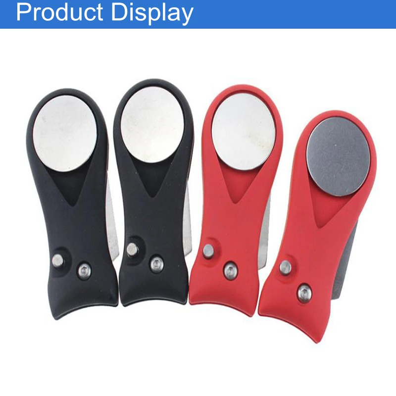 Складная вилка для гольфа зеленая из нержавеющей стали аксессуары красный и