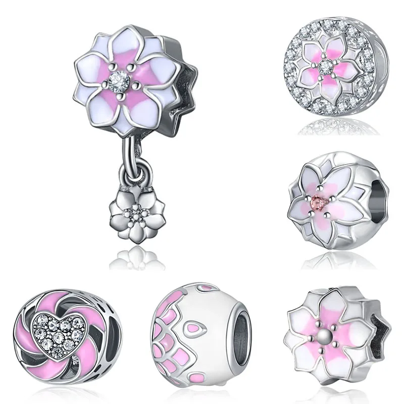 Fit charms plata de ley 925 браслет Ювелирная бижутерия с кристаллом Шарм горка Pendantss Морская звезда бусины в античном стиле DGB458
