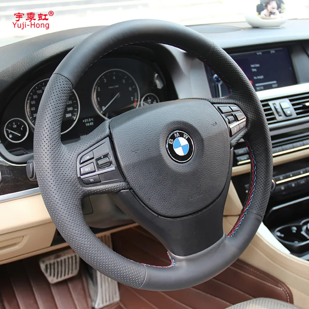Чехол Yuji-Hong искусственная кожа для BMW F10 523i 525i 730i 740i 750i прошитый вручную чехол |