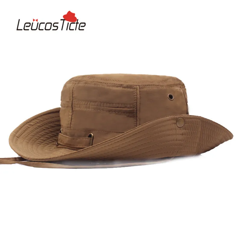 Leucosticte монохромный рыбак шляпа Для мужчин большой навесы праздник туризма