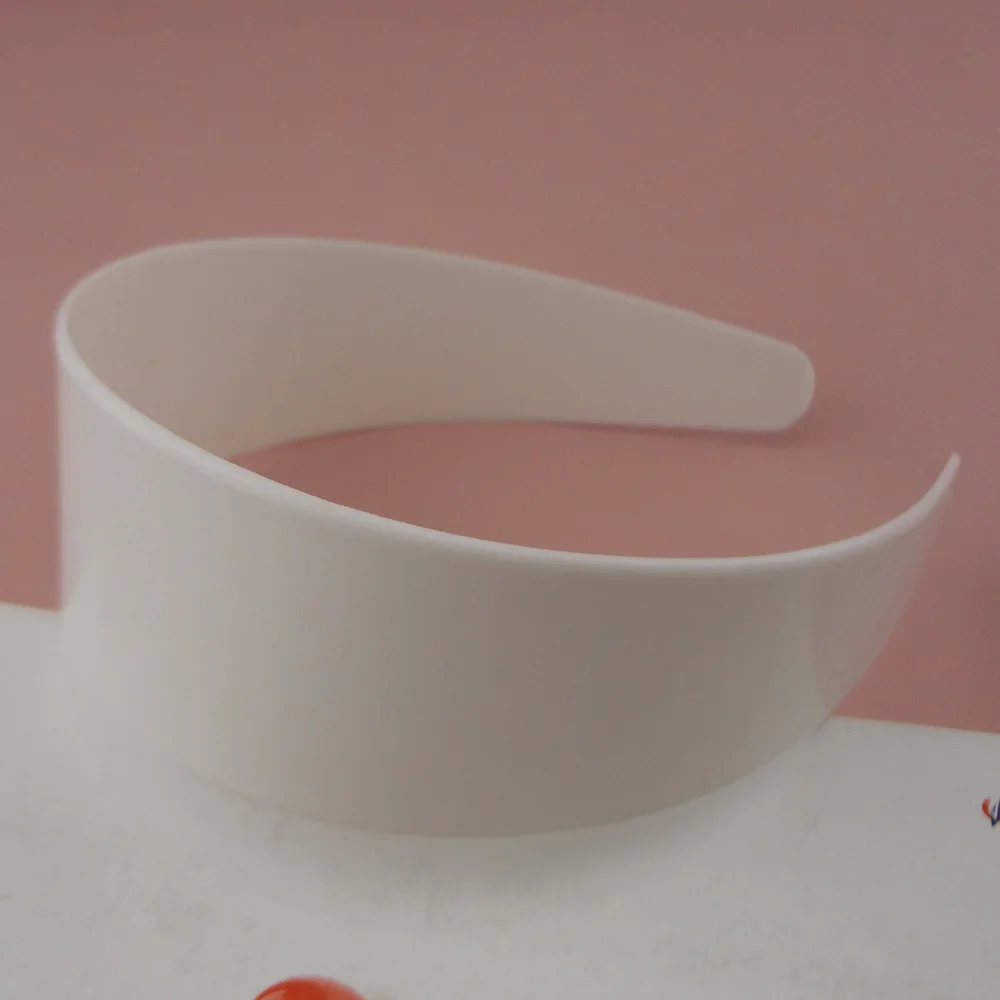 10 шт. широкие пластиковые обручи для волос 4 8 см 1 85 дюйма|hair headband|plain plastic headbandswhite