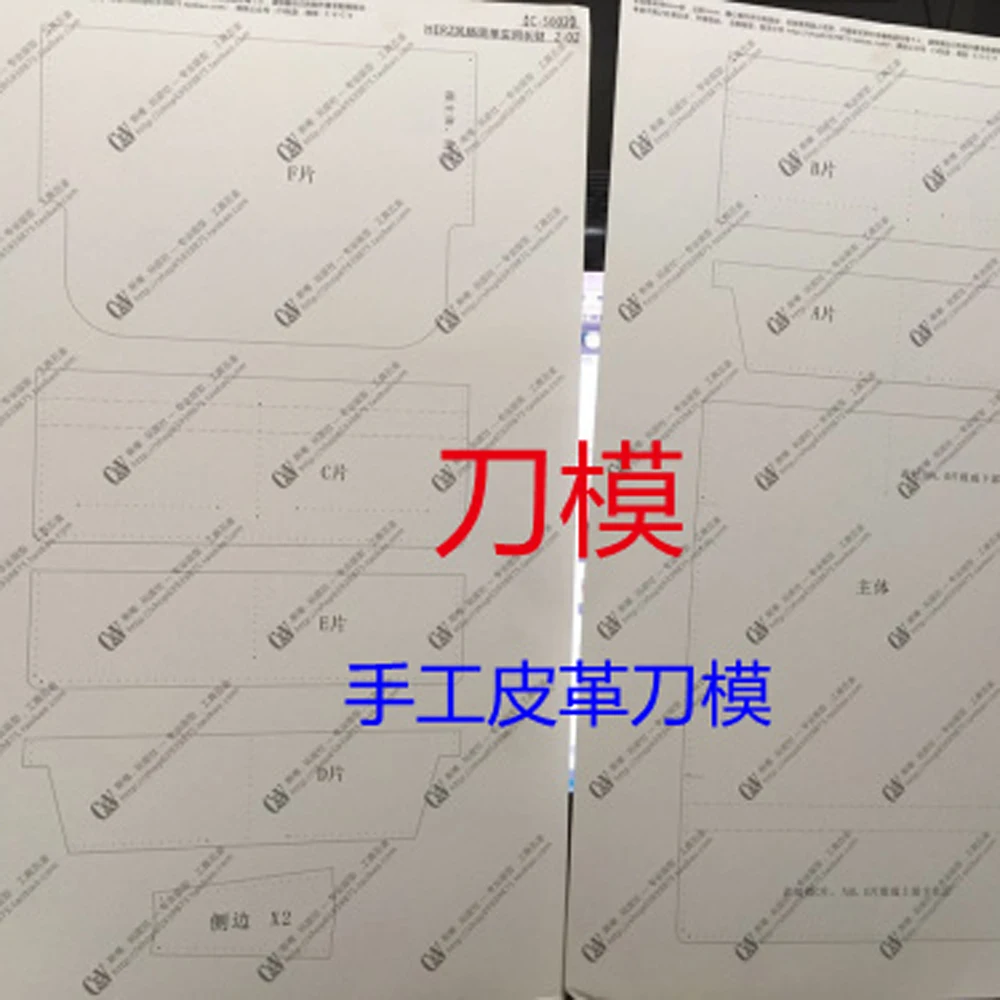 

designer leather craft template long wallet inner pocket die cutting knife diy punch mould tool set