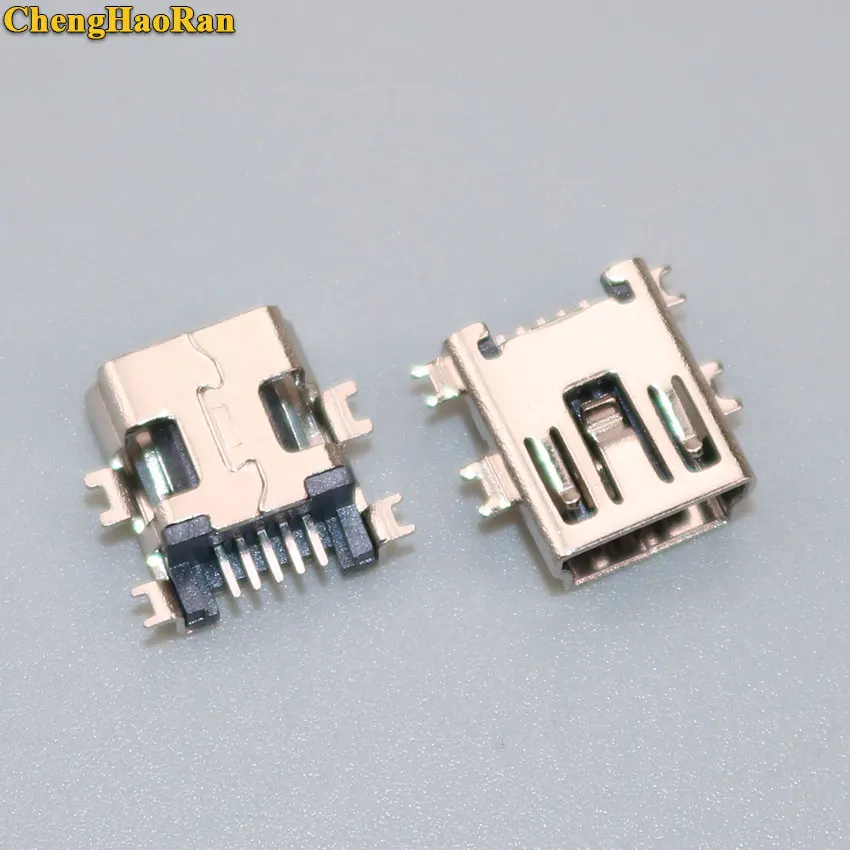 ChengHaoRan 1 10 шт. мини USB разъем тип B 5pin SMT печатная плата раковина 7 гнездо 2