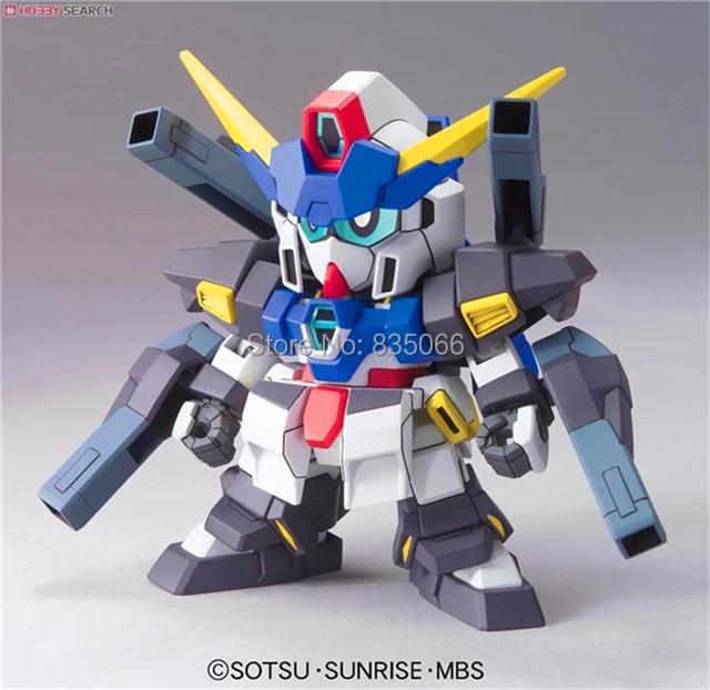 Фигурки японского аниме Gundam SD BB 372 на возраст 3 года три морфологических робота