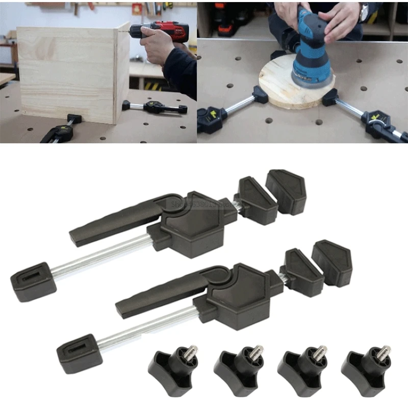 

woodworking clamp Adjustable Frame Fight Splices Desktop clip universal woodworking fast fixed clip for Woodworking Benches
