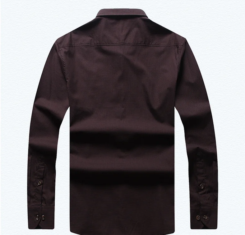 Рубашка мужская в горошек с длинным рукавом свободного покроя | Мужская одежда