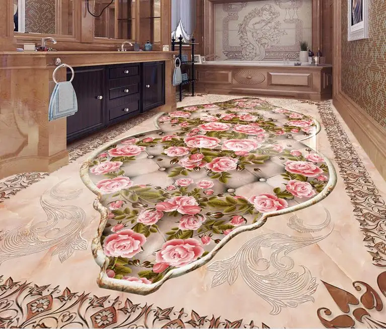 3d настенное покрытие рулон виниловой бумаги на заказ Роскошный узор Мраморная