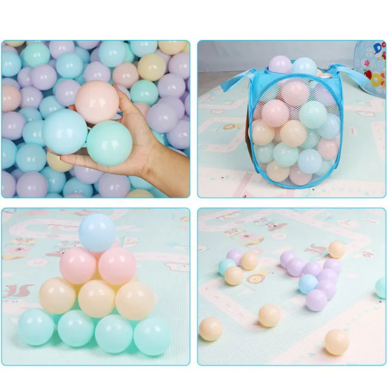 100 Pcs/lot Colorful Environmental Protection Plastic Marine Ball Children's Pool Toy Ball Thickening Children's Toy Ball