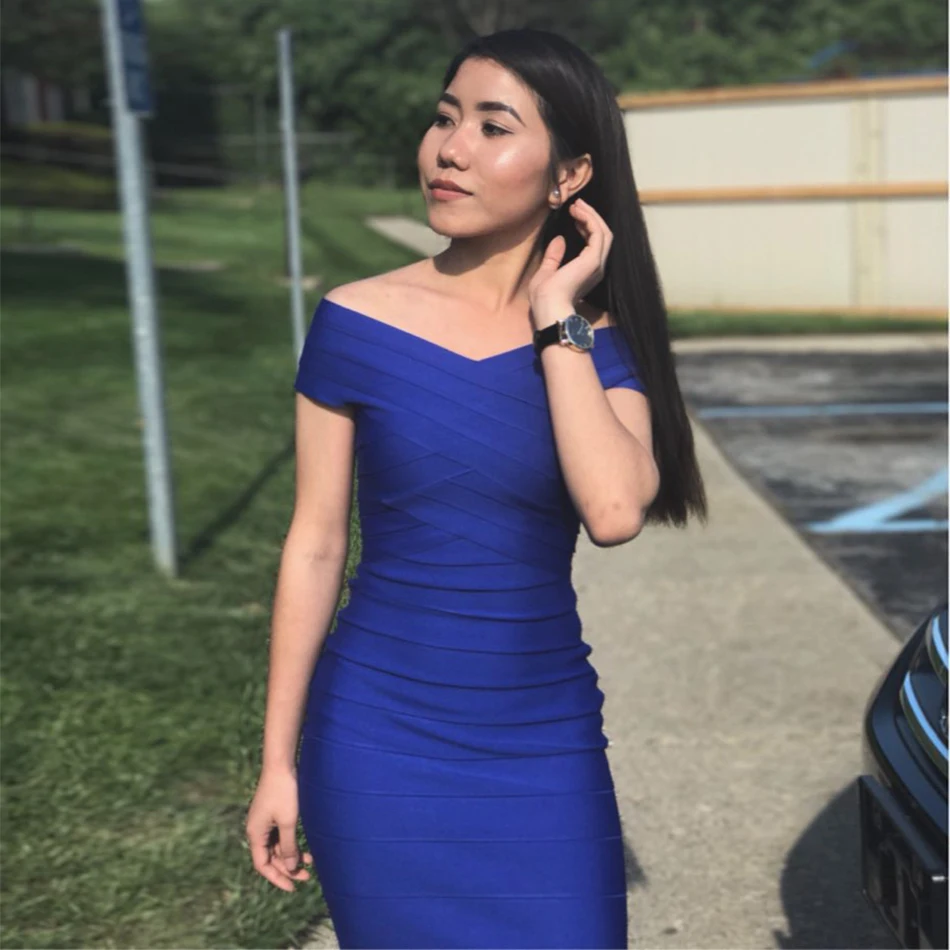 Seamyla 2019 новые бандажные платья женские сексуальные с открытыми плечами Vestidos