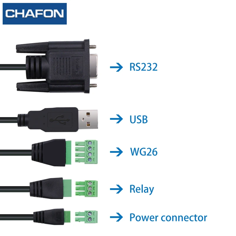 CHAFON 15 м длинный диапазон rfid считыватель ip66 водонепроницаемый USB RS232 WG26 реле TCP/IP buit-in 12dBi Антенна SDK для парковки автомобиля