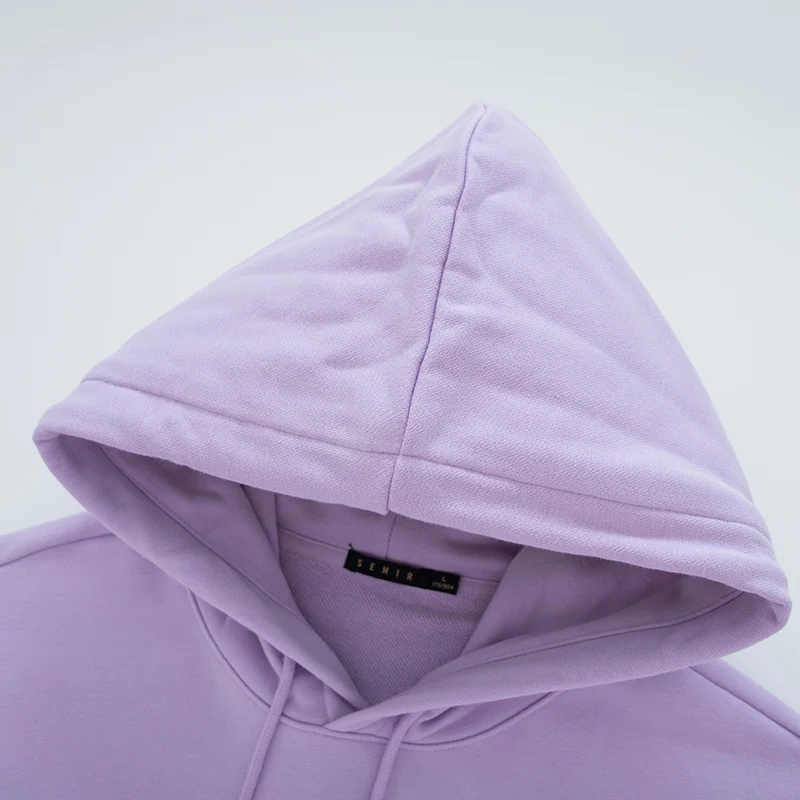 Толстовка SEMIR мужская с капюшоном пуловер Свитшот из мягкого хлопка уличная