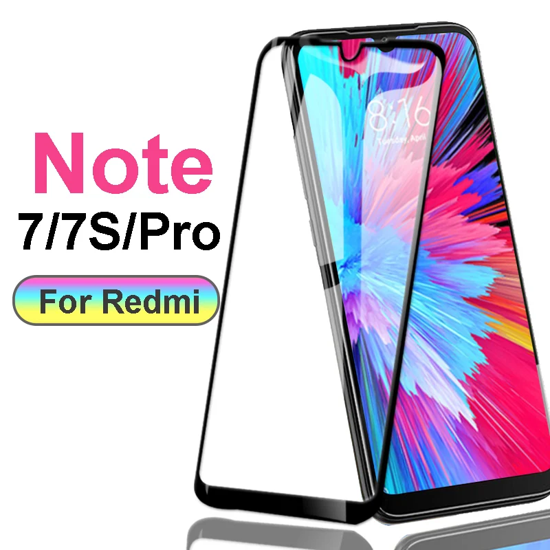 Red mi Note 7 7S Pro Защитное стекло для Xiao ksio note7 закаленное защитное экрана note7pro 7pro s xio red