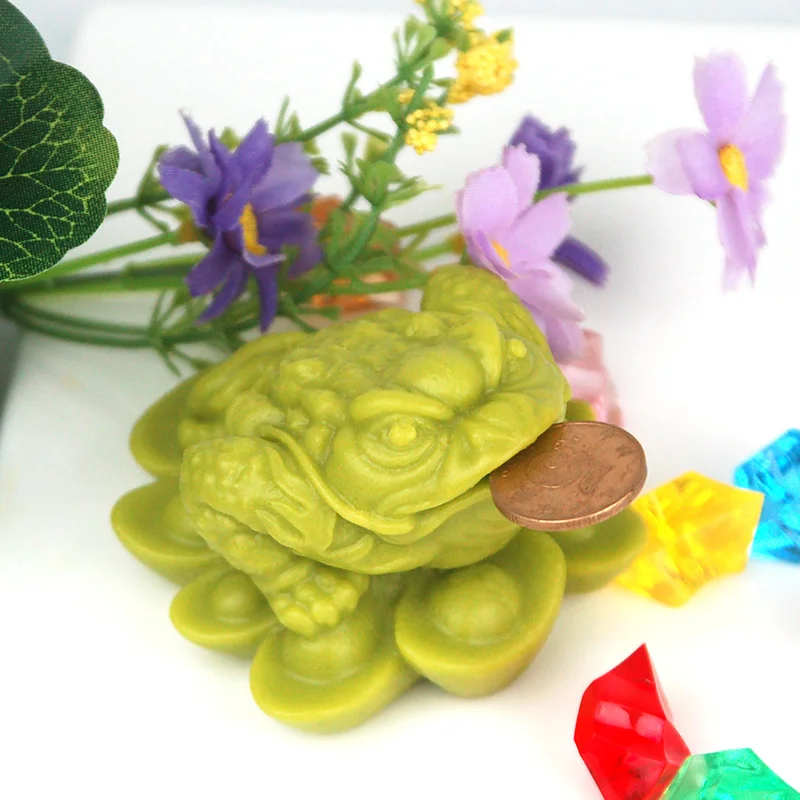 3D силиконовая форма для соленых скульптур Золотая жаба | Дом и сад