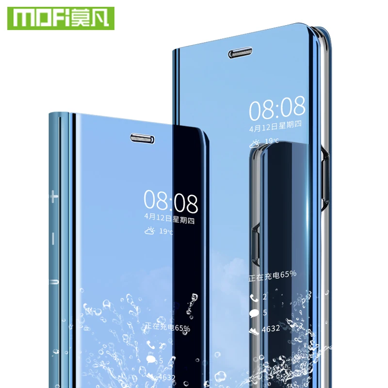 Чехол Mofi для Huawei P20 Pro чехол Lite умный откидной прозрачный зеркальный ударопрочный