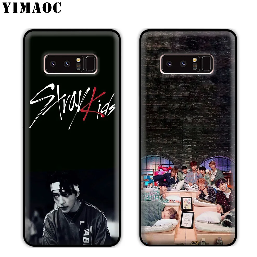 YIMAOC бродячий детский K Pop Мягкий силиконовый чехол для samsung Galaxy Note 10 Plus 9 8 A9 A8 A6 2018 A5