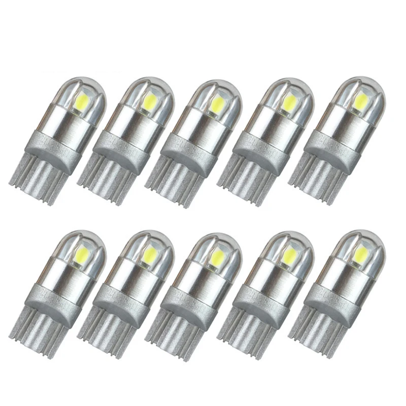 TPTOB 2x W5W LED T10 3030 Car lamps 168 194 Turn Signal License Plate Light Trunk Lamp Clearance Lights Reading lamp 12V White R |