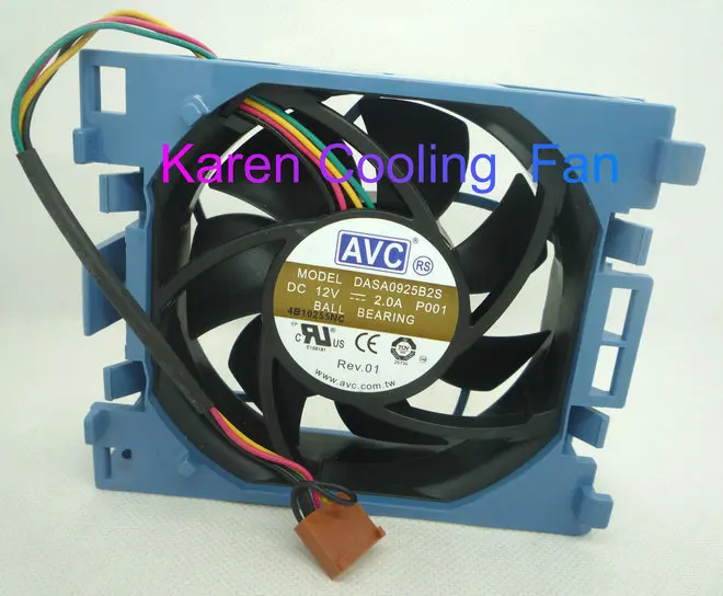 Бесплатная доставка AVC 9 см 9225 12 В 2.0A DASA0925B2S A84101510275KI 511774-001вентилятор охлаждения |