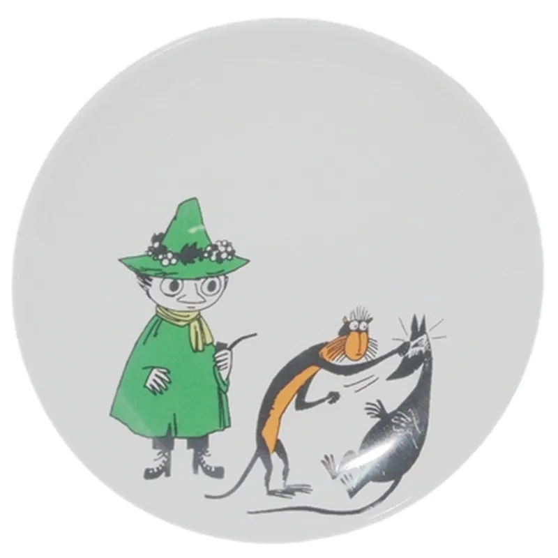 Moomin Prato Para Bolo обеденные тарелки Assiette тарелка для торта Supla Vajillas Ceramica Servis Tabaklari Servis Tabagi тарелки с рисунками