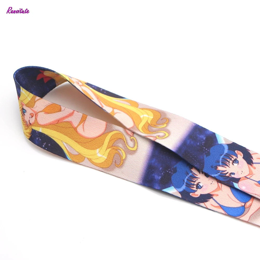 R0010 Ransitute Луна девушка ремешки на шею для мобильного телефона ключи Камера ID карты