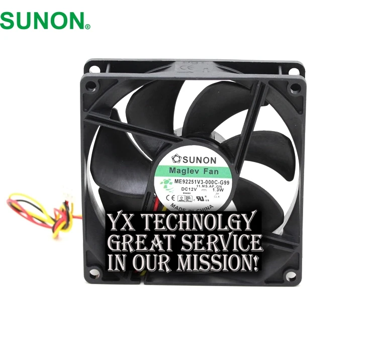Для SUNON New ME92251V3 000C G99 12V 9225 1 3 W speed охлаждающий вентилятор 92*92*25 мм 92 мм|cooling fan|cooling fan