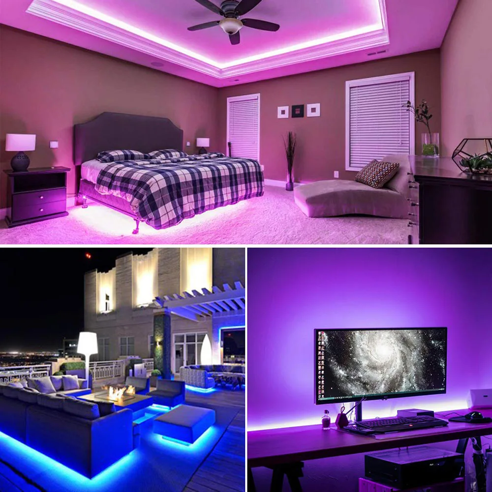 

5M,5050 DC12V RGB LED Strip[DVOLADOR]5050 Flexible Strip 60LEDs/m,Indoor Decoration Light-Bright,only 5050 led strip Lighting