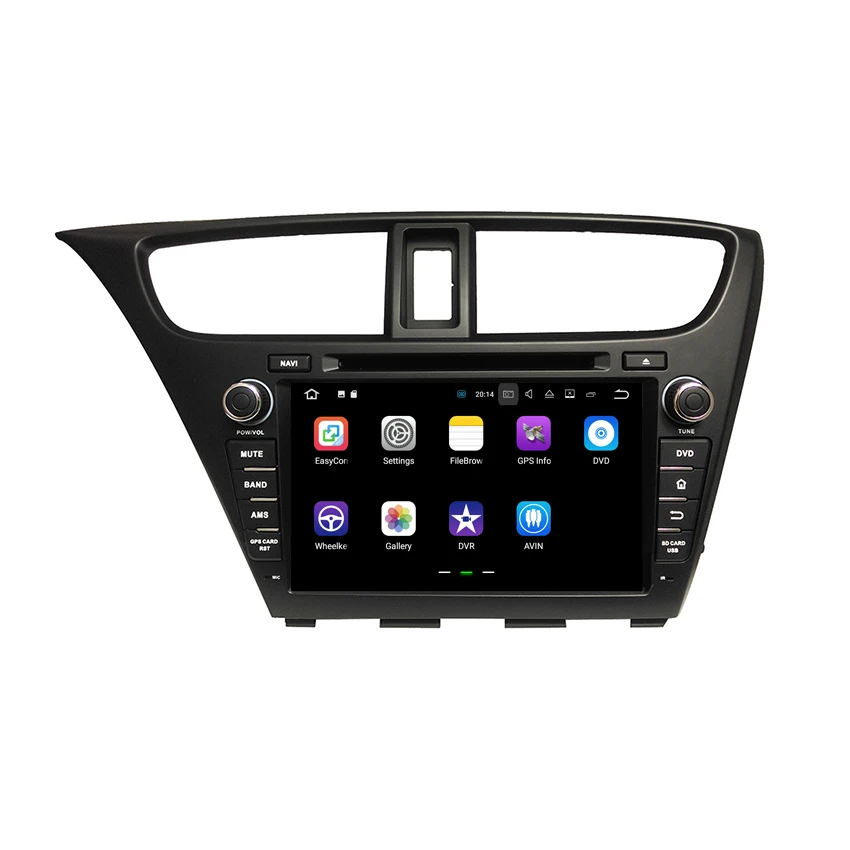 Liislee 2 din Android автомобильный навигатор gps для Honda Civic~ авто радио большой экран стерео Мультимедийный плеер Bluetooth