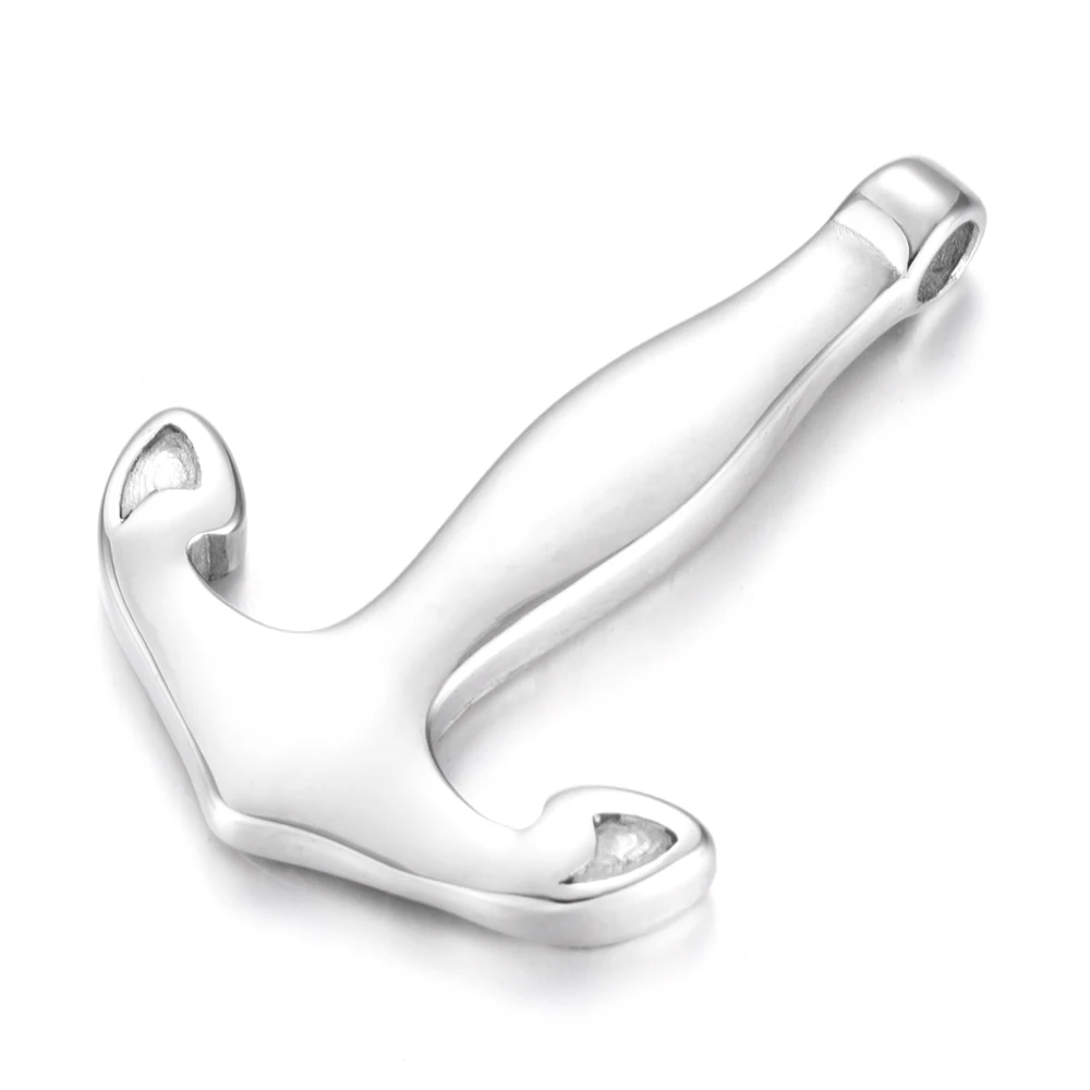 Stainless Steel Anchor Pendant Setting Bracelet Hooks Charms DIY Jewelry Making Necklace Pendants Findings Supplies Accessories | Украшения
