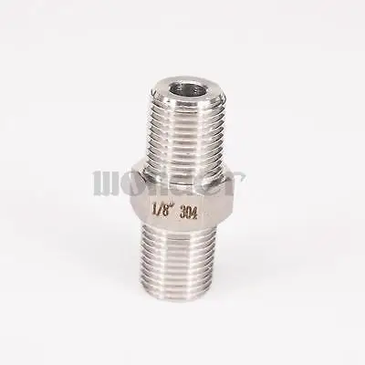 1/8 &quotBSP Мужской шестигранный ниппель 304 высокое качество безстальная стальная