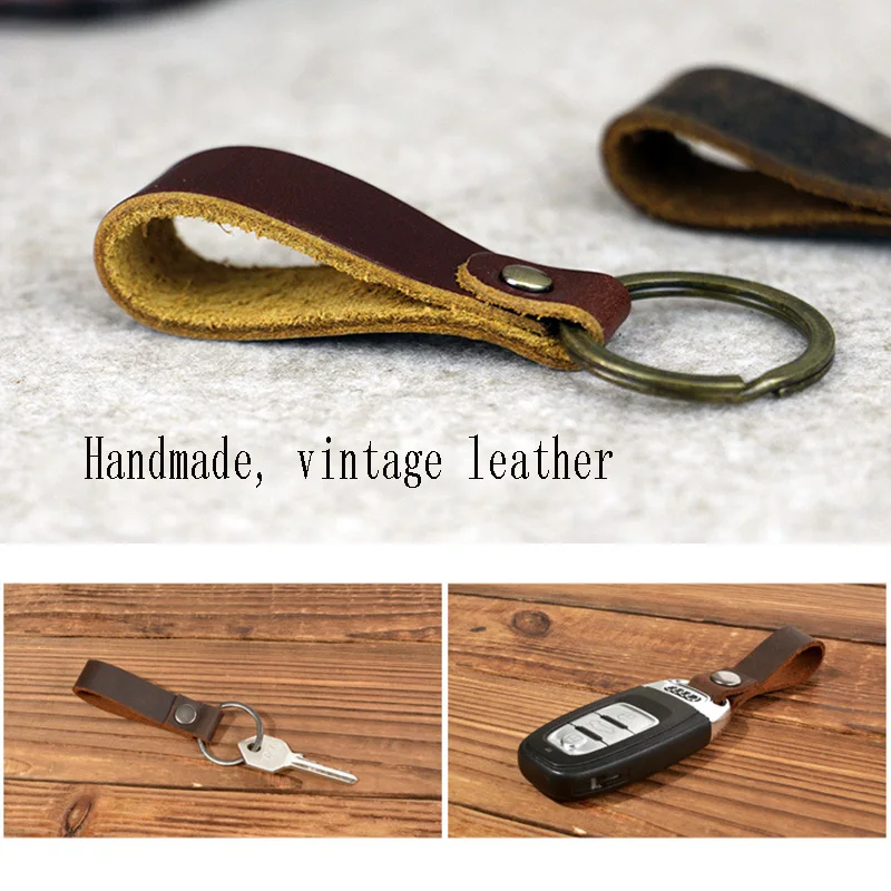 Брелок из натуральной кожи для стайлинга автомобиля держатель JDM ДЛЯ Subaru Forester