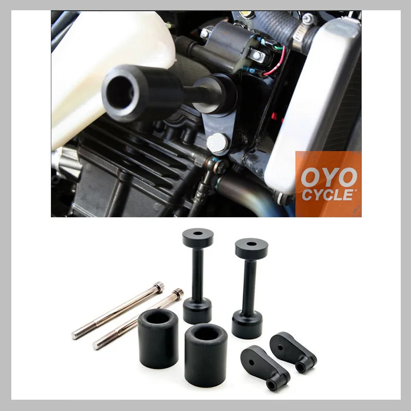 Ползунок без рамки для мотоцикла 2008 2013 Kawasaki Ninja 250 250R EX250 2009 2010 2011 2012 защита от