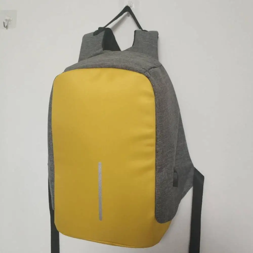 A2 yellow Новинка, мужской рюкзак, сумка для компьютера, для Apple Dell, Xiaomi, сумка для ноутбука, водонепроницаемый, ударопрочный, lenovo, usb, зарядка, рюкзак, черный - Цвет: A2 yellow