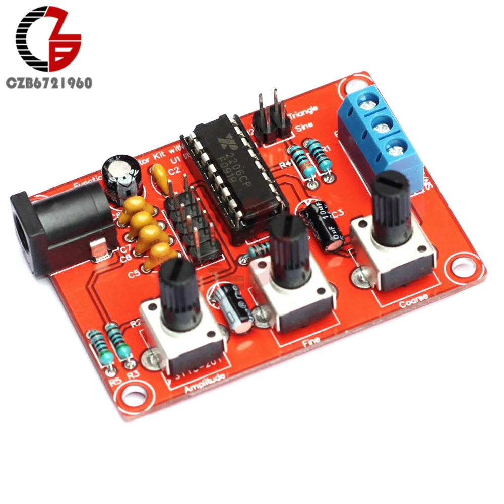 Генератор сигналов XR2206 DIY Kit генератор синусоидальных прямоугольной формы с