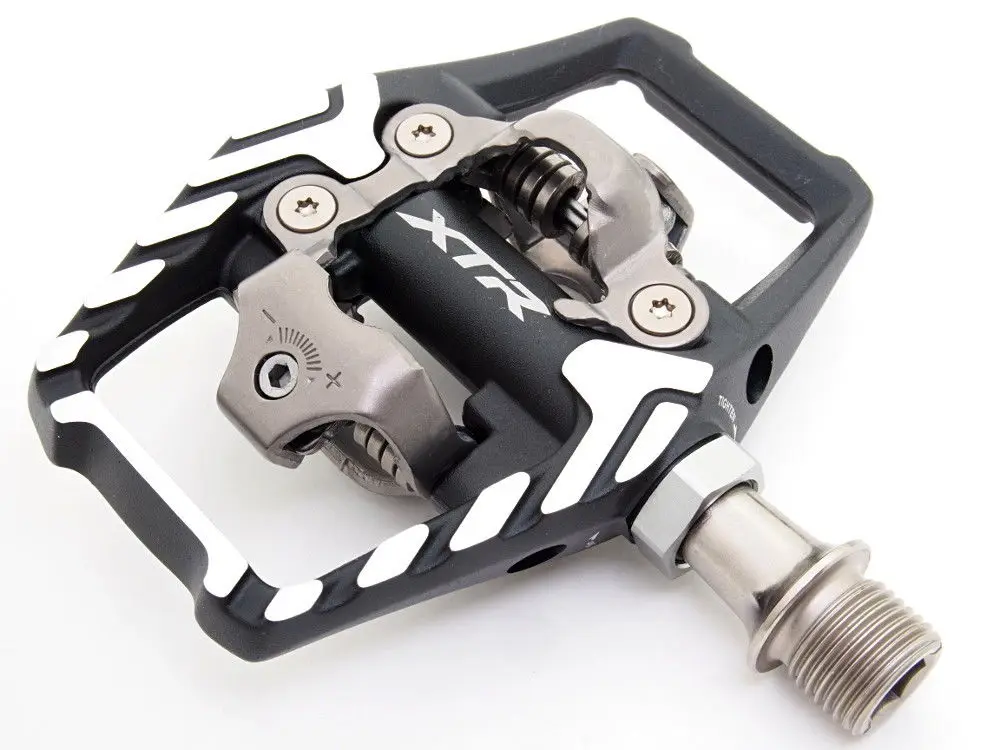Shimano XTR M9100 M9120 горный велосипед SPD бесклипсовый гоночный набор педалей и шипы обновление для M9000 M9020