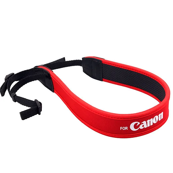 Красный неопреновый плечевой шейный ремешок для камеры Canon EOS 5D 7D 60D 300D 400D 550D 1000D 1100D