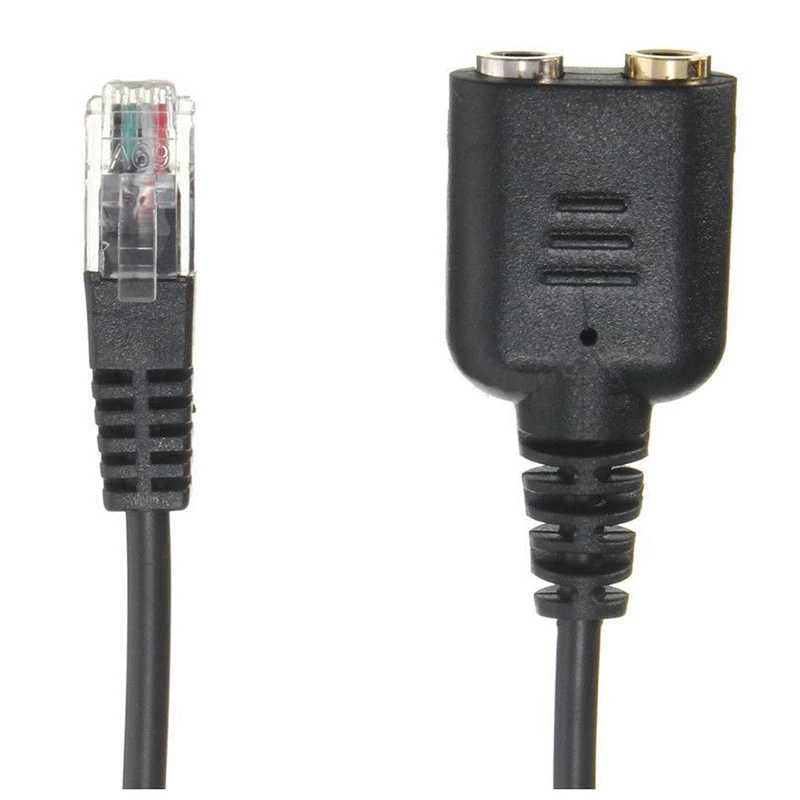 Кабель для гарнитуры 2X3 5 мм до RJ9 разъем адаптер конвертер ПК гарнитура на телефон