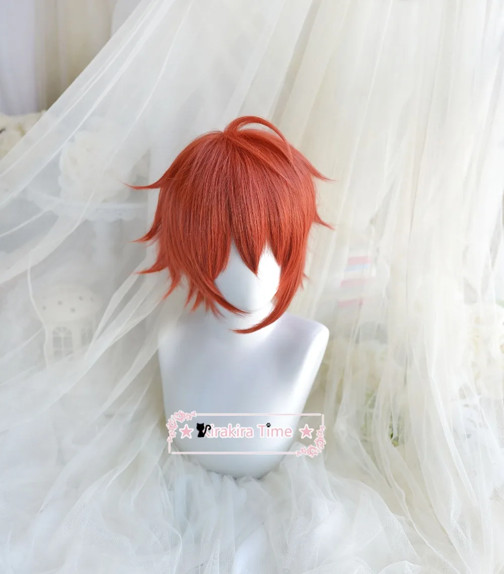 Аниме IDOLiSH7 NANASE RIKU косплэй парик короткие аксессуар для волос пушистой цветок синтетические волосы для взрослых ролевые игры Хэллоуин+ парик кепки