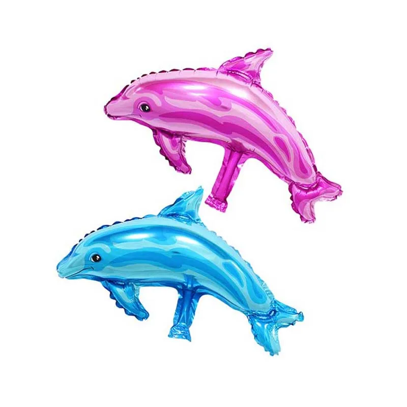 50 шт./лот мини маленький дельфин фольгированный шар для свадьбы дня рождения