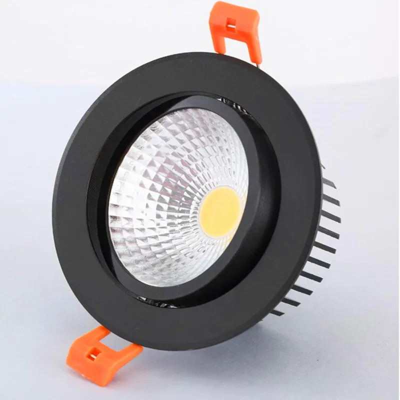 Apliques empotrados regulables mazorca Downlights LED 7W 9W 12W lámparas de techo LED AC85 ~ 265V LED luces de punto blanco cálido/blanco frío iluminación interior