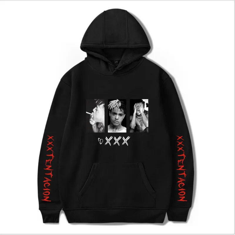 Толстовка с капюшоном XXXTentacion для мужчин и женщин повседневный уличная одежда