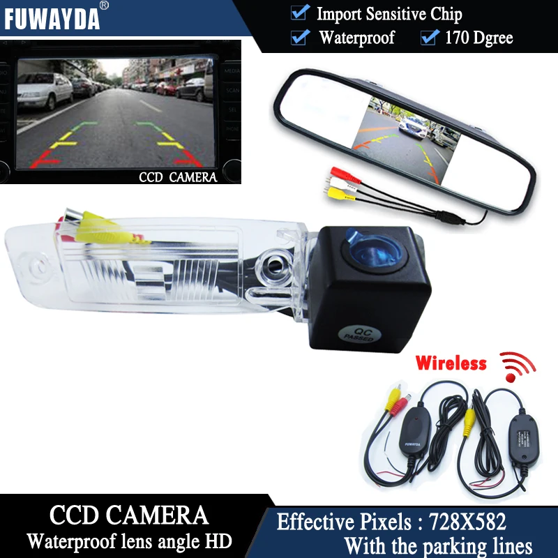 Камера заднего вида FUWAYDA для KIA SPORTAGE R 2010 2014 + 4 3 дюйма|camera for kia sportage|rear view camerarear car camera