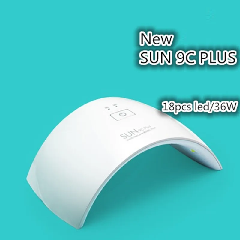 Защита от солнца 9c плюс 36 Вт УФ светодиодные лампы для ногтей сушилка с 30 s/60 s