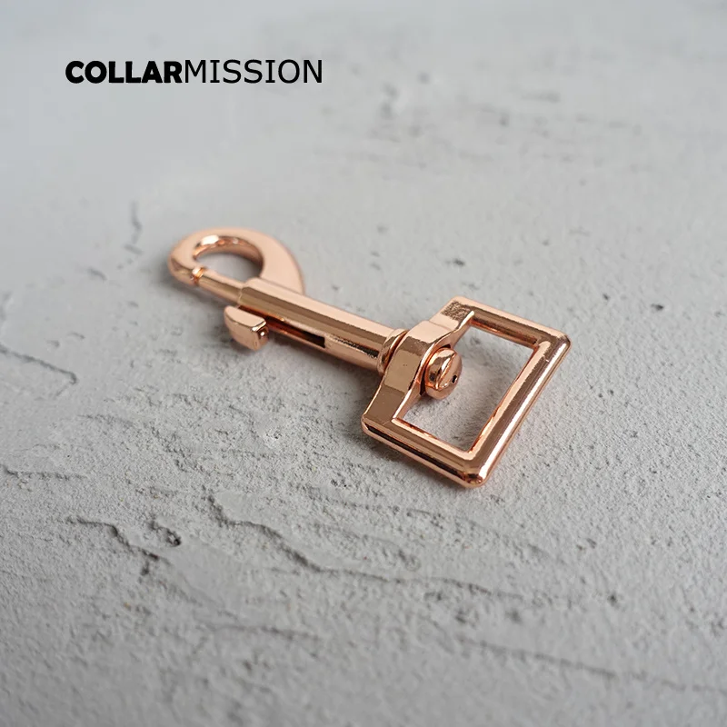 100 шт./лот поворотные застежки металлическая застежка-крючок для собак Прочная