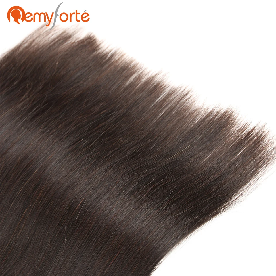 Remy Forte волосы без Уток Прямые объемные человеческие плетеные волосы объемные 4 пряди Дело натуральный цвет бразильские крючком косы человеческие волосы