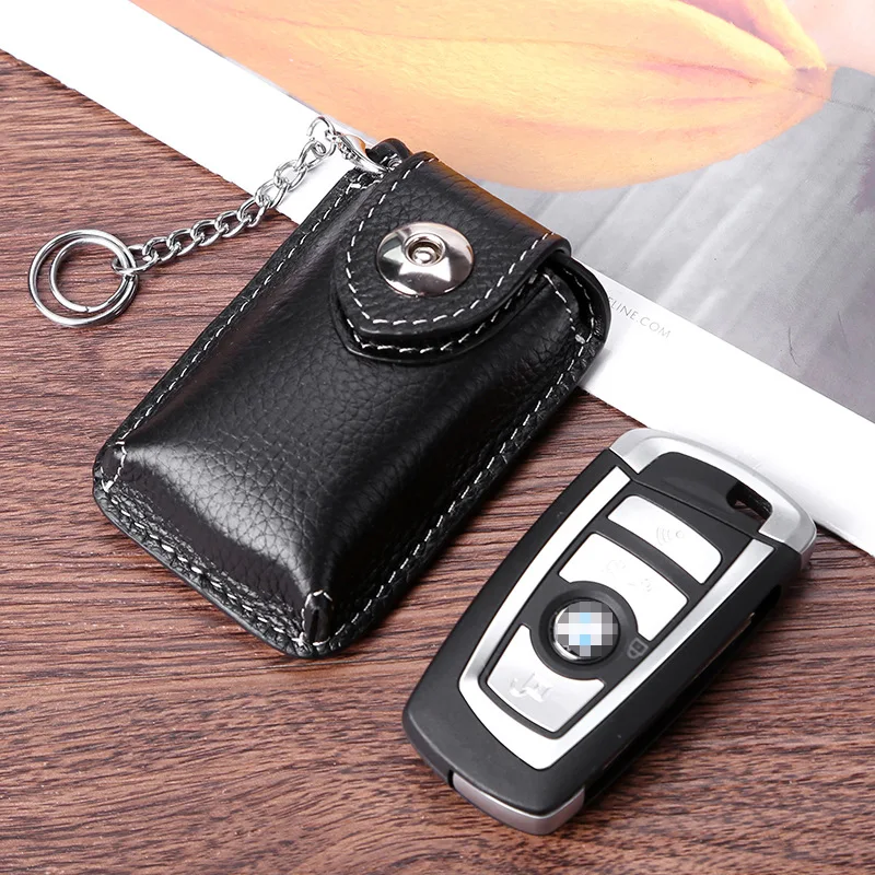 

Joyir genuine leather men car key bag multi function key case fashion housekeeper key holders Pure color contracted key wallet