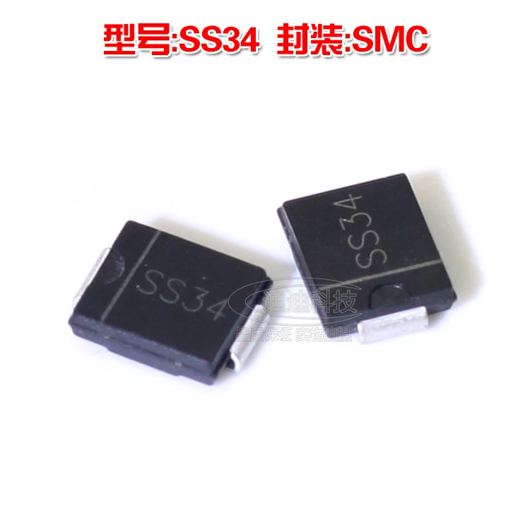 Новый SS34 SMC SMD Schottky Diode 1N5822 Type C 3A 40V DO 214AB|diode 1n5822|diode 3adiode ss34 |