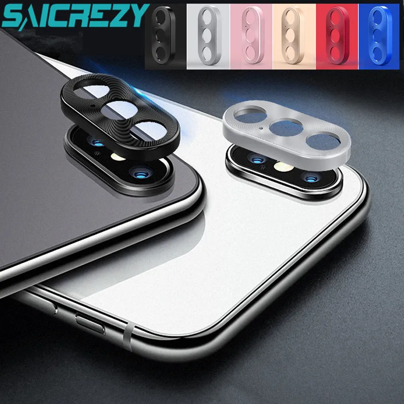 Для iPhone X XR объектив камеры заднего вида полный защитный кольцевой Чехол защитный для iPhone XS Max 11 Pro Чехол Аксессуары для мобильных телефонов